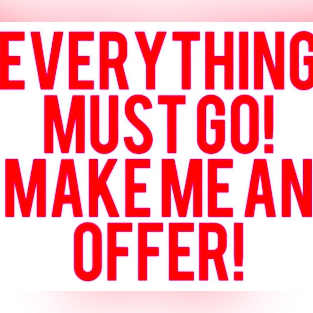 Feel free to submit an offer!! ❤️ all items are looking for a loving home! 🏡